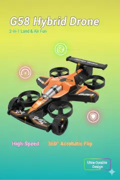 Katjmer Formula 1 Uzaktan Kumandalı Araba & Drone G58