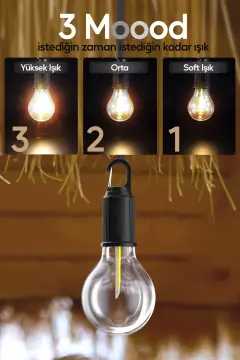 Kialed Solar Kamp Lambası Güneş Enerjili Taşınabilir Aydınlatma