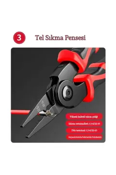 AnadoluStrong Profesyonel Çok Amaçlı Pense & Alet Seti