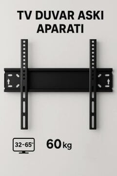 Tekno Mianna 32&65 İnç Sabit TV Duvar Askı Aparatı –ASP-60-S