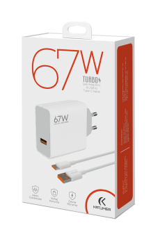 Katjmer 67W PD Hızlı Şarj Adaptörü KJ-65U-C