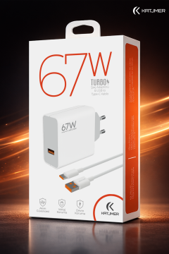 Katjmer 67W PD Hızlı Şarj Adaptörü KJ-65U-C