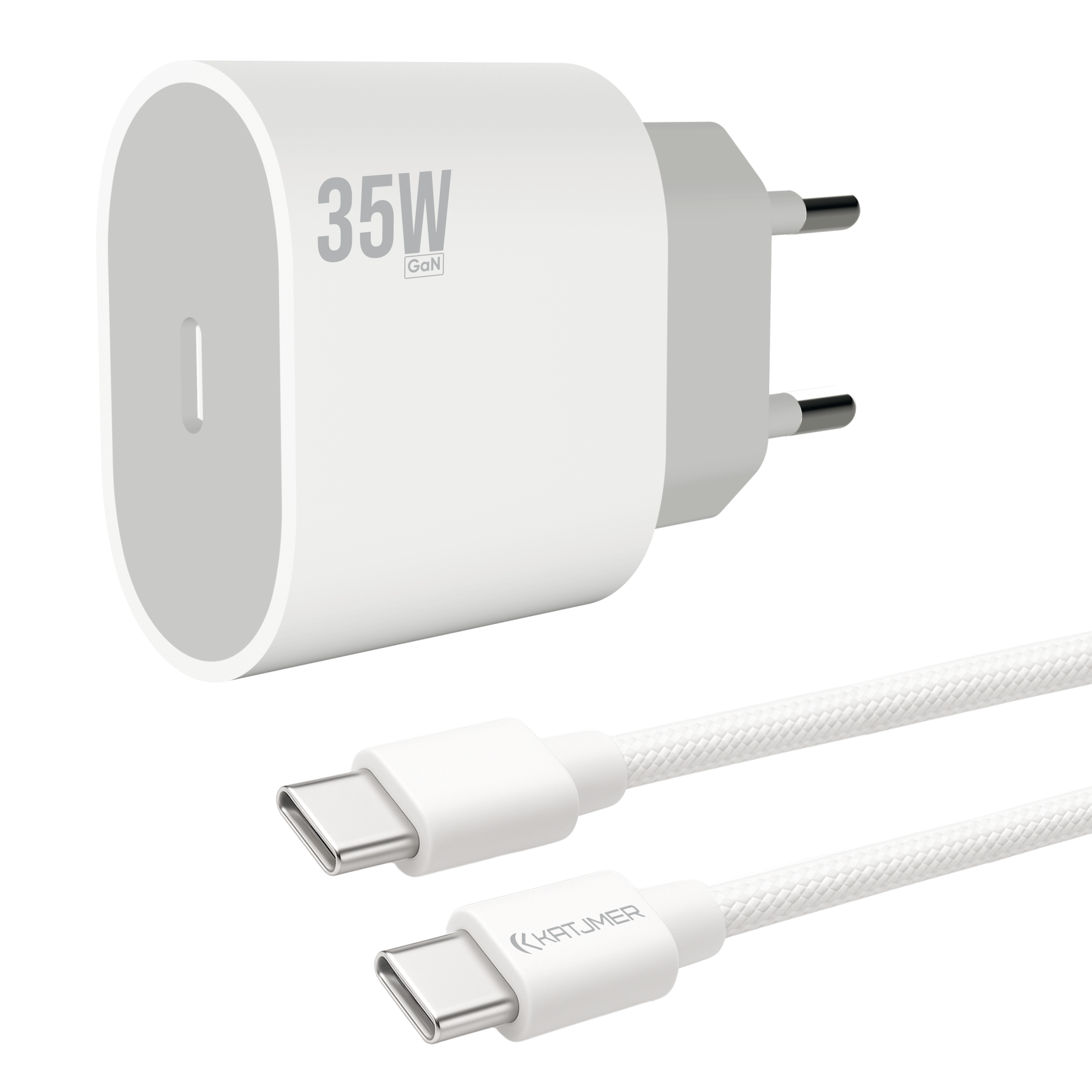 Katjmer 35W PD Hızlı Şarj Adaptörü KJ-35P-C
