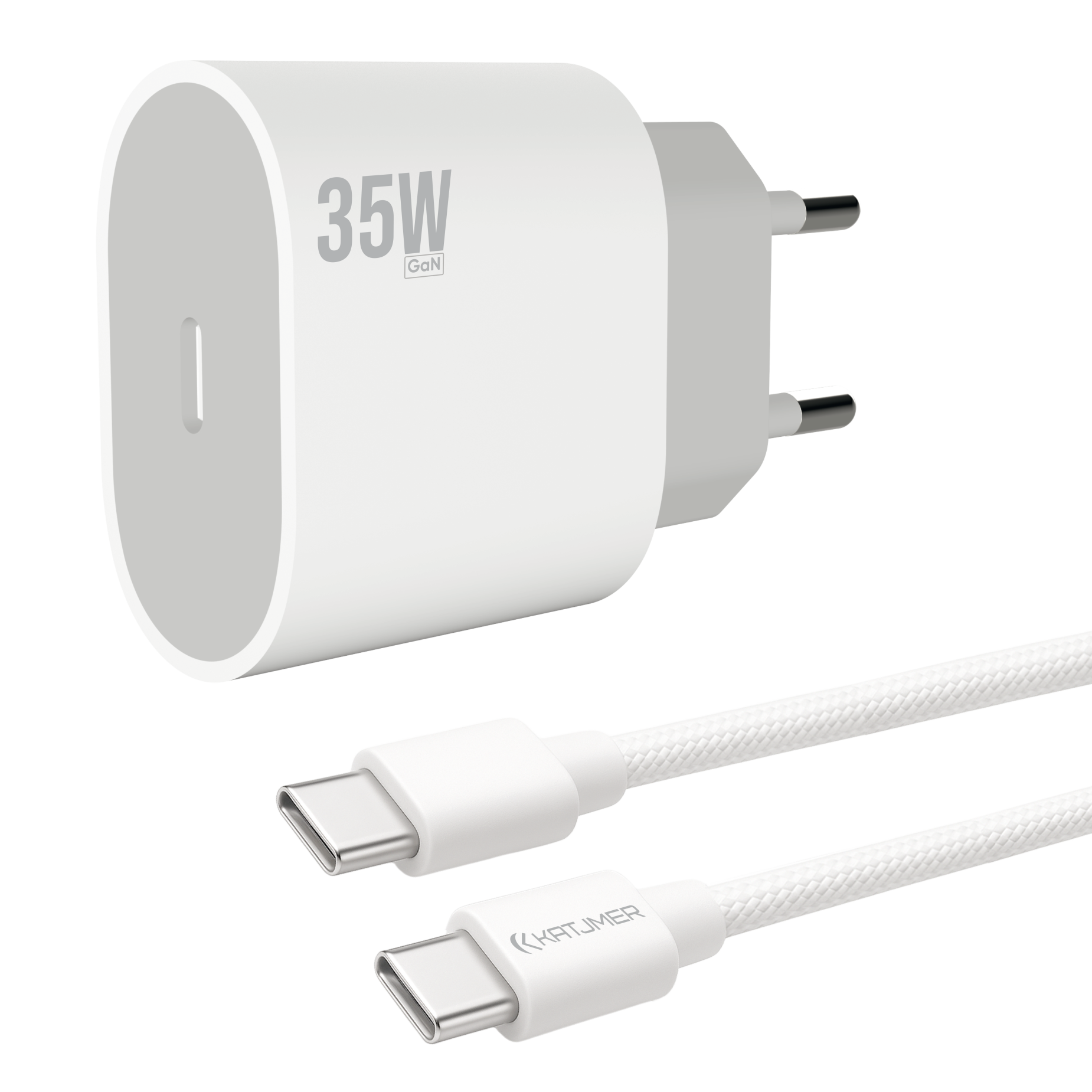 Katjmer 35W PD Hızlı Şarj Adaptörü KJ-35P-C