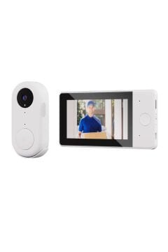 Katjmer Securo Kablosuz Görüntülü & Çift Yönlü Konuşmalı Akıllı Kapı Zili