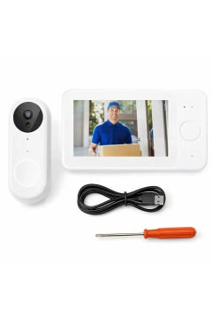 Katjmer Securo Kablosuz Görüntülü & Çift Yönlü Konuşmalı Akıllı Kapı Zili