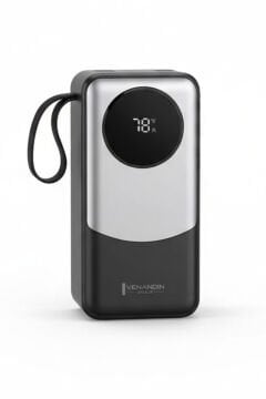 Venandin 50.000 mAh LED Gösterge & Kablolu Hızlı Powerbank PWB50A1