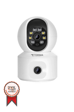 Torima CMR-10 Full HD 2 MP 360° Gece Görüşlü IP Wi-Fi Güvenlik Kamerası