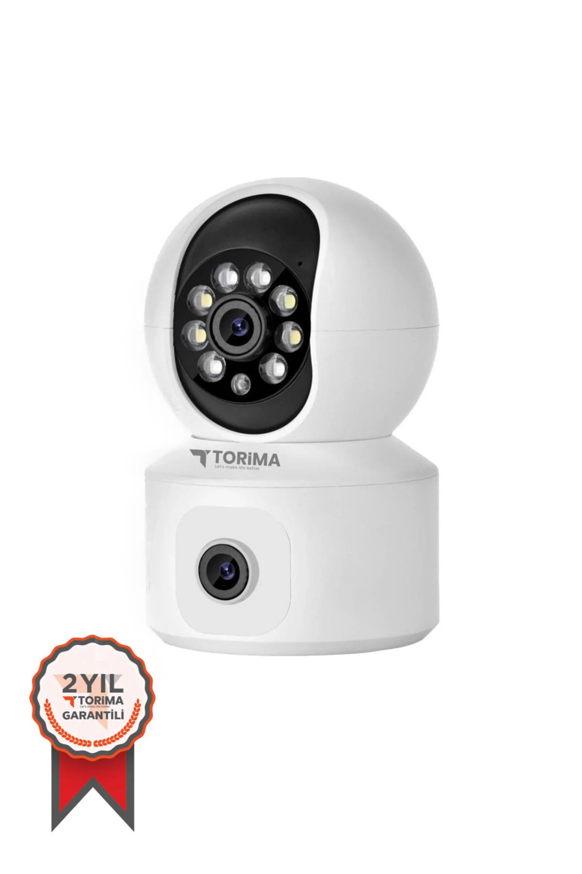 Torima CMR-10 Full HD 2 MP 360° Gece Görüşlü IP Wi-Fi Güvenlik Kamerası
