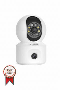 Torima CMR-10 Full HD 2 MP 360° Gece Görüşlü IP Wi-Fi Güvenlik Kamerası