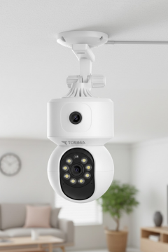 Torima CMR-10 Full HD 2 MP 360° Gece Görüşlü IP Wi-Fi Güvenlik Kamerası