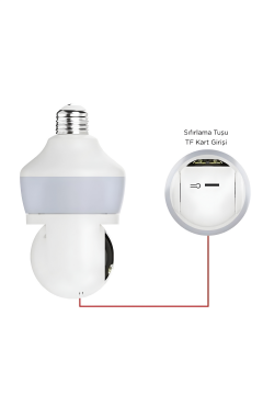 Torima CMR-26 Full HD 360° Gece Görüşlü Wi-Fi IP Kamera