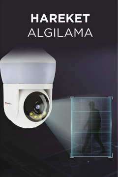 Torima CMR-26 Full HD 360° Gece Görüşlü Wi-Fi IP Kamera