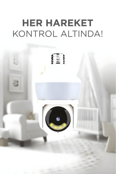 Torima CMR-26 Full HD 360° Gece Görüşlü Wi-Fi IP Kamera