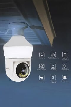 Torima CMR-26 Full HD 360° Gece Görüşlü Wi-Fi IP Kamera
