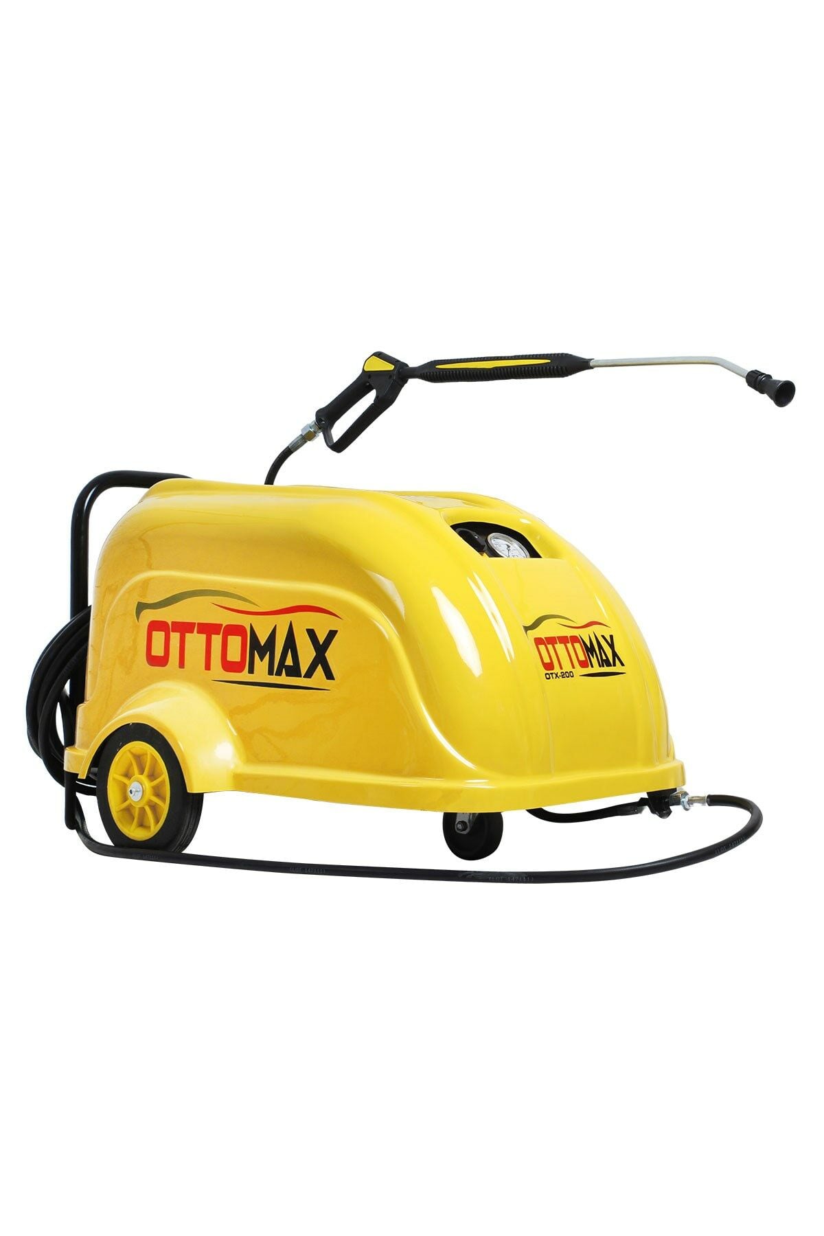 Ottomax profesyonel oto yıkama malzemeleri 200 bar basınçlı yıkama makinası italyan pompa 12 metre