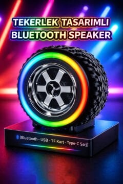 Leerfei Tekerlek Model Bluetooth Hoparlör & Taşınabilir Kablosuz Ses Sistemi