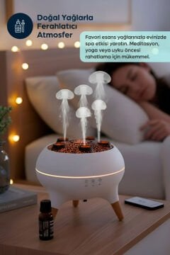 Leerfei 250 ml LED Aydınlatmalı Aroma Nemlendirici