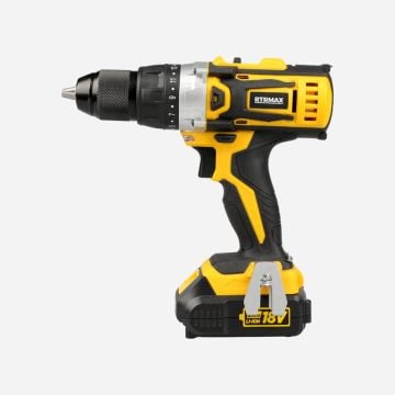 Rtrmax RTX1815 18V 2Ah Çift Akülü Şarjlı Matkap