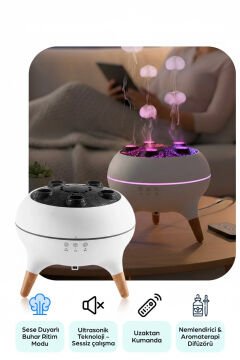 Leerfei 250 ml LED Aydınlatmalı Aroma Nemlendirici