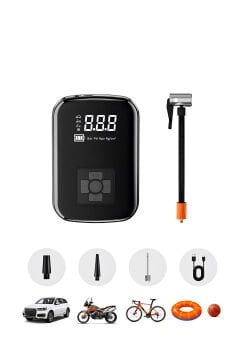 Auhma Kablosuz 12V Akülü Lastik & Hava Pompası Dijital Taşınabilir Kompresör