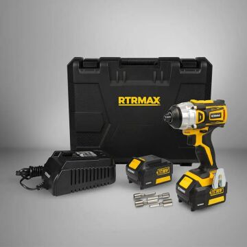 Rtrmax RTX2022 Akülü Torklu Vidalama Matkap 18V Lithium-Oin Çift Akü 2 Ah