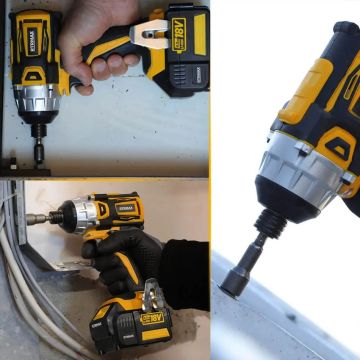 Rtrmax RTX2022 Akülü Torklu Vidalama Matkap 18V Lithium-Oin Çift Akü 2 Ah