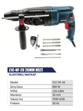 Germany Style İbeltech Profesyonel 800 W 2.26 Kırıcı Delici Matkap