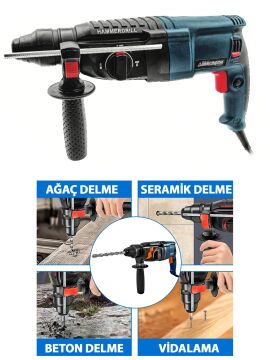 Germany Style İbeltech Profesyonel 800 W 2.26 Kırıcı Delici Matkap