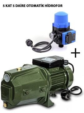GERMANY STYLE Mrs Max 1 HP 1'' Su Pompası Paket Hidrofor Su Pompası JET100