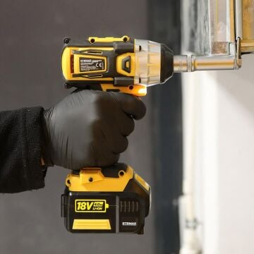 Rtrmax RTX2028 18V 4Ah Li-Ion Çift Akülü Kömürsüz Darbeli Somun Sıkma