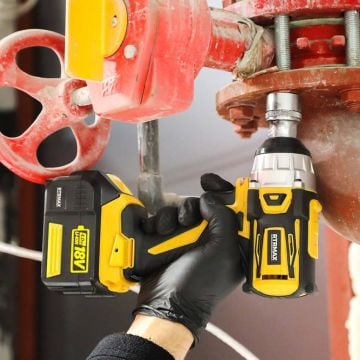 Rtrmax RTX2028 18V 4Ah Li-Ion Çift Akülü Kömürsüz Darbeli Somun Sıkma