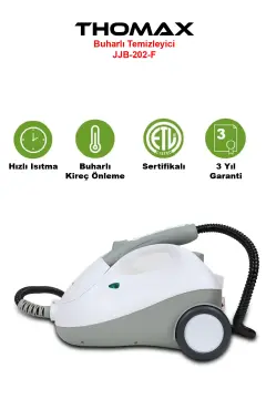 Thomax 2000 W & 19 L Kapasiteli Profesyonel Çok Fonksiyonlu Buharlı Temizleyici