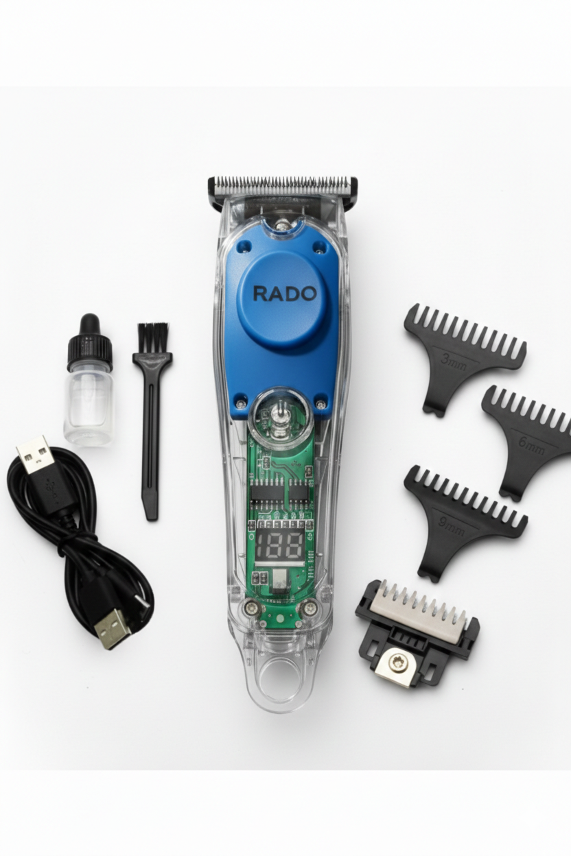 Rado Saç & Sakal Tıraş Makinesi Profesyonel Bakım Seti RD-3706