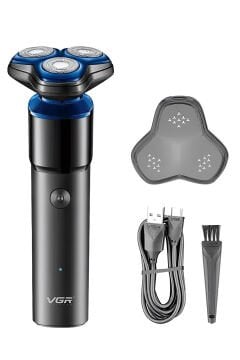 VGR 3’lü Döner Başlıklı Çok Fonksiyonlu Tıraş Makinesi V-325