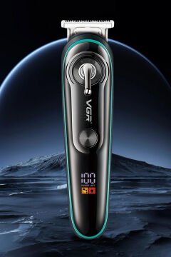 VGR LCD Ekranlı Şarjlı Profesyonel Saç & Sakal Kesme Makinesİ V-075