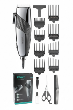 VGR Elektrikli Profesyonel Ayarlanabilir Güç Özellikli Traş Makinesi Seti V-121