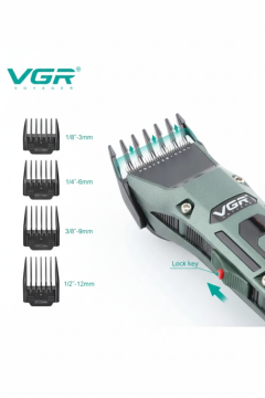 VGR Profesyonel Kablosuz Erkekler Traş & Bakım Makinesi V-696
