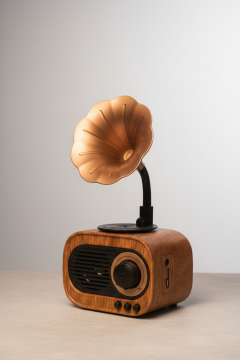 Polygold B5 Nostaljik Mini Radyo & Gramofon – Bluetooth, USB, SD Kablosuz Speaker