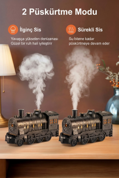 Venandin Tren Görünümlü Hava Nemlendirici & Dekoratif Nemlendirici