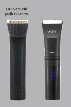 VGR Kablosuz Saç Kesme Makinesi & Profesyonel Erkek Bakım Aleti V-286
