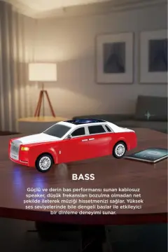 Torima D82 Lüks Araba Tasarımlı 15W TWS FM USB Bluetooth Hoparlör