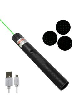 Wison Yeşil Lazer Pointer Şarjlı Güçlü Metal Kasa LS-303