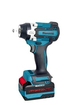 Catpower Kömürsüz 20V 4.0Ah Akülü 4’lü Set - Kırıcı Delici&Taşlama&Darbeli Vidalama&Spiral