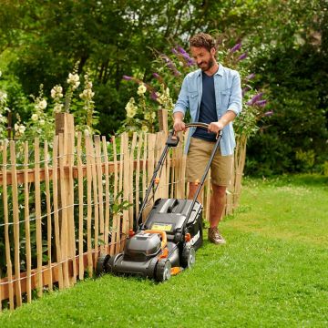 WORX WG927E 40Volt 2.0Ah. Li-ion 34cm Profesyonel Şarjlı Çim Biçme + WG157E.9 20Volt 25cm Misinalı Çim ve Kenar Kesme