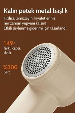 Katjmer Pellino Şarj Edilebilir Tüy Toplayıcı&Temizleyici