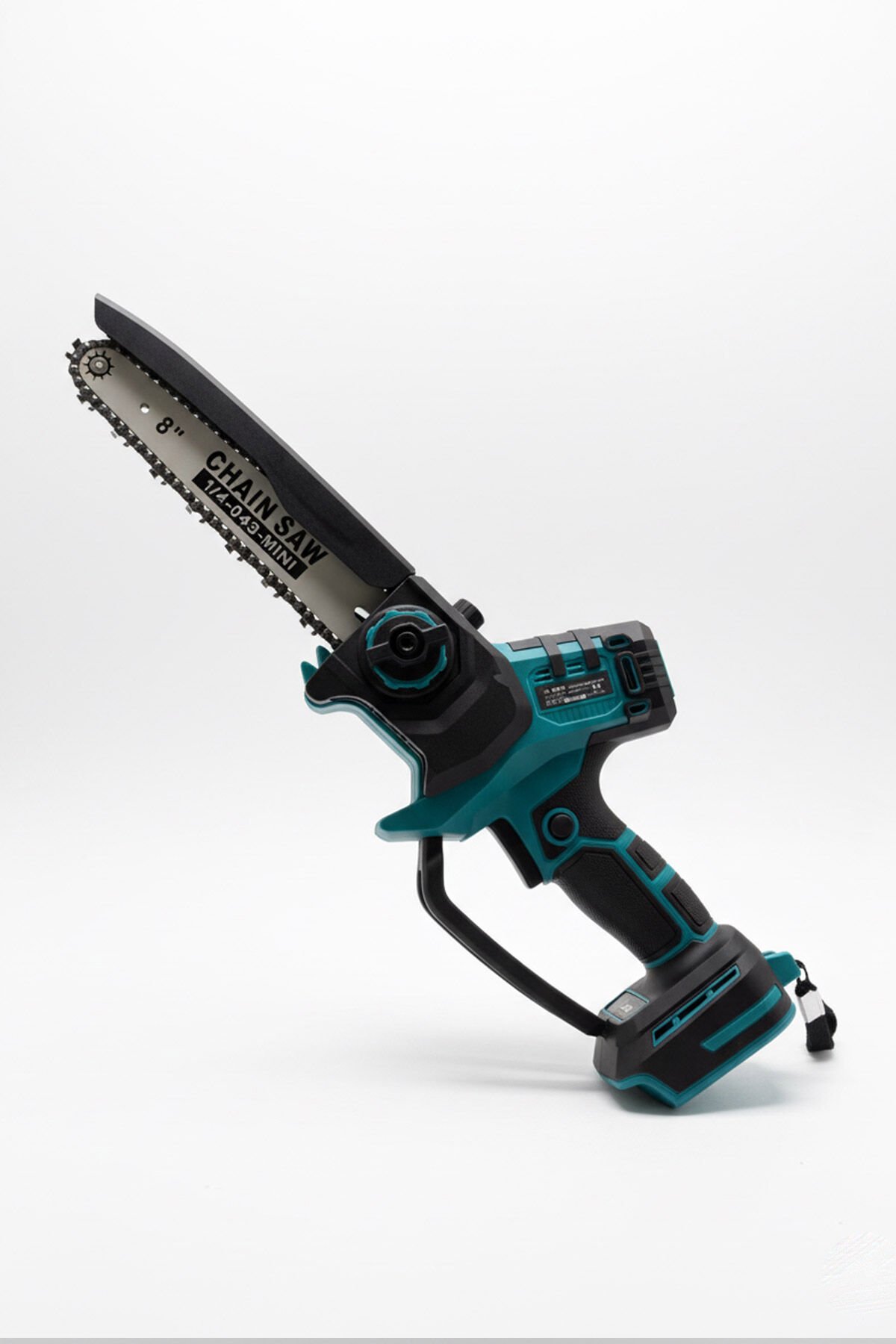 BN5 Çift Akülü Dijital Şarjlı 36V 5.0Ah Testere Profesyonel Dal Budama Ağaç Kesme Makinesi - Mavi