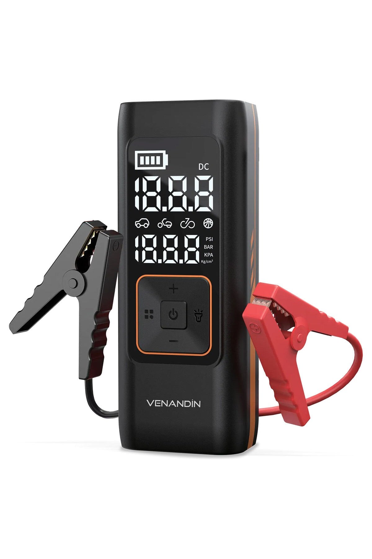 Venandin Inflamo Taşınabilir Araç Akü Takviye Powerbank Kablosuz Hava Kompresörü