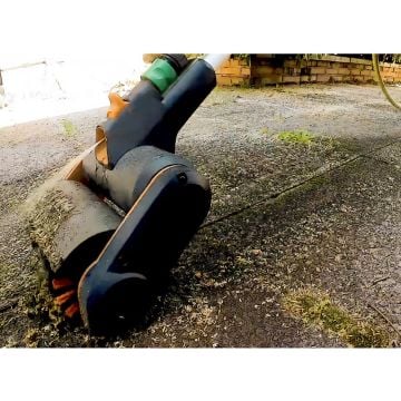 WORX WA0293 WG441E ile Uyumlu Sert ve Derz Dolgu Yüzeyler İçin 165mm Çelik Tel Destekli Temizlik Fırçası