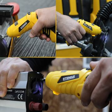 Rtrmax RTM326 Çift Fonksiyonlu Şarjlı Tornavida 20 Parça Hediyeli Set